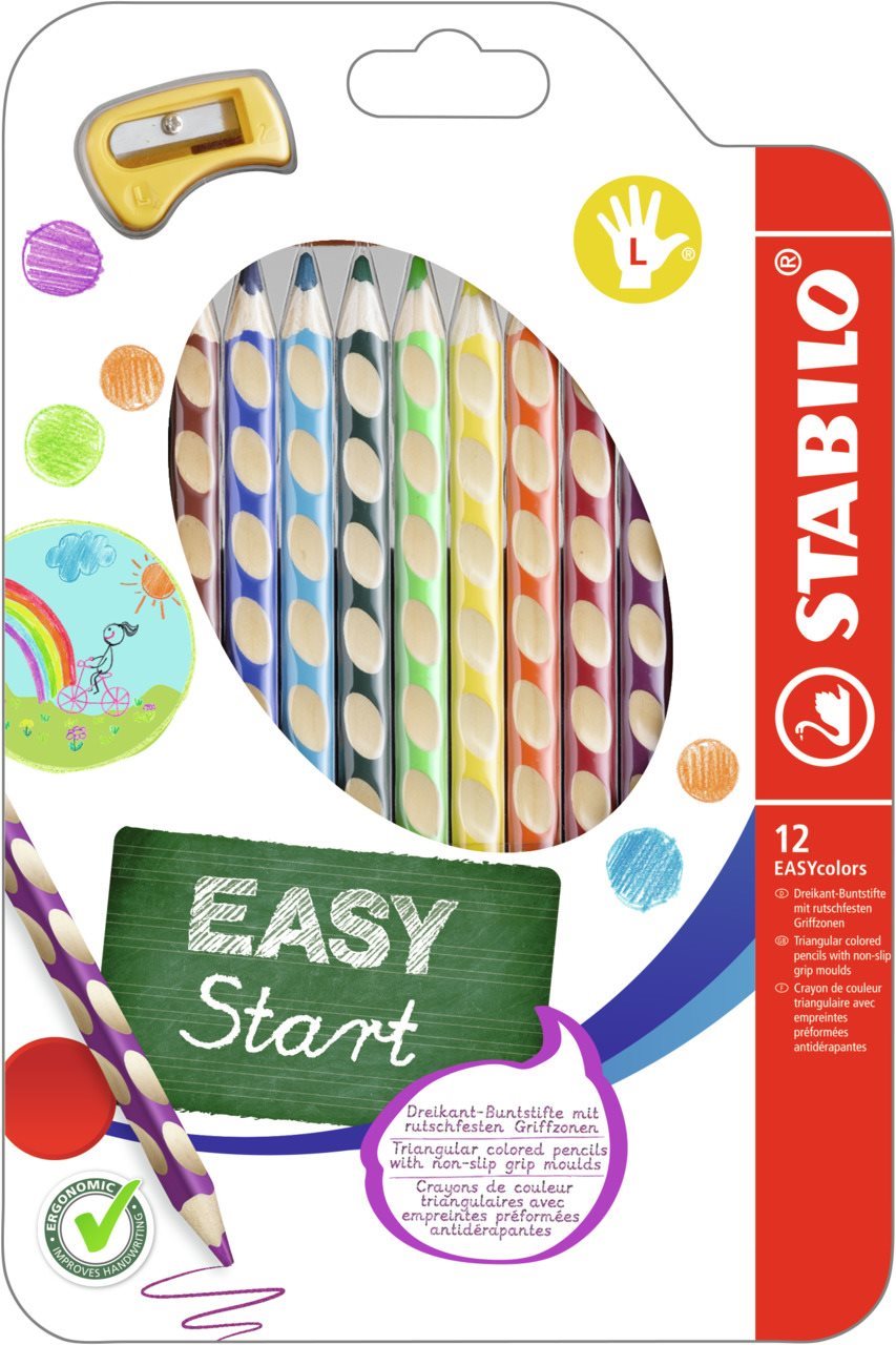 STABILO Easycolours pre ľavákov 12 ks