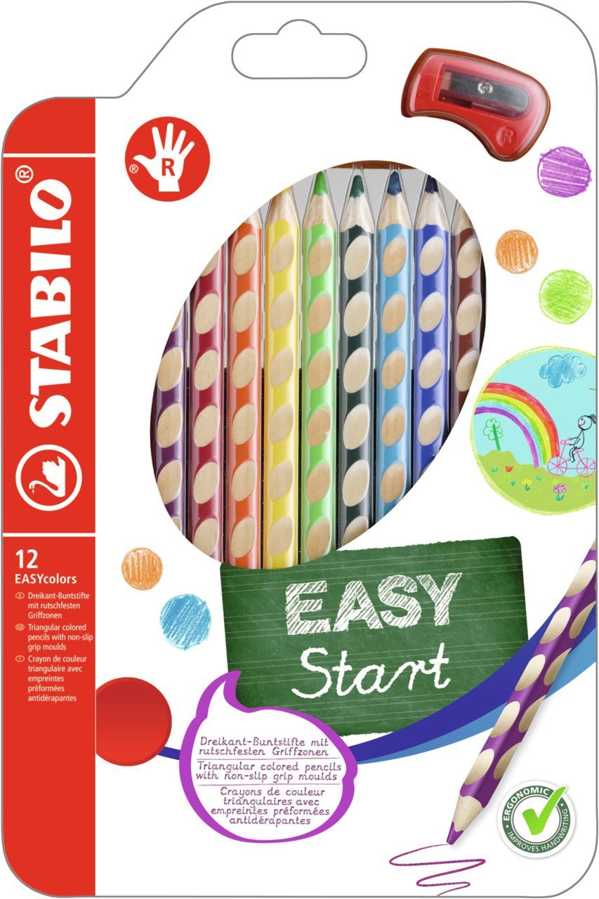 STABILO Easycolours pre pravákov 12 ks