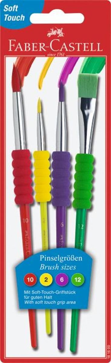 Faber-Castell Soft Touch, 4 ks