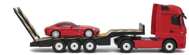 Rastar Mercedes-Benz Actros + AMG GT 1 : 24