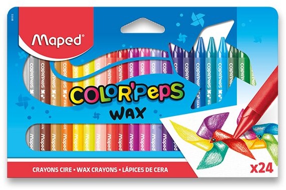 Maped Color Peps Wax, 24 farieb