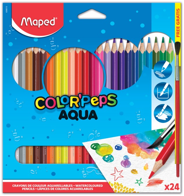 Maped Color Peps Aqua, 24 farieb