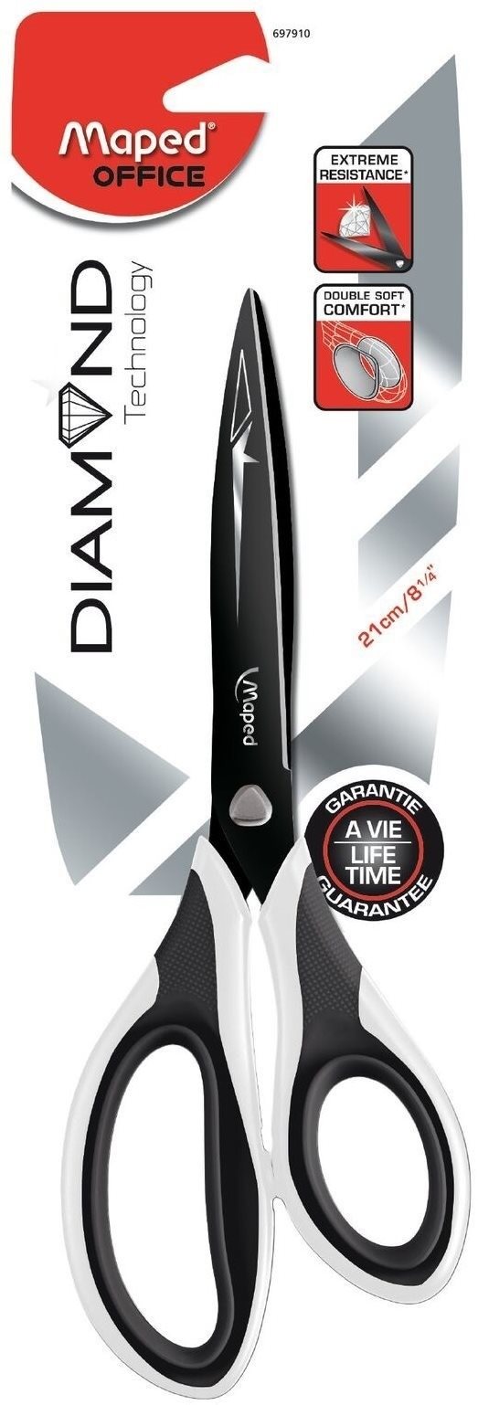 Maped Diamond 21 cm čierno-biele