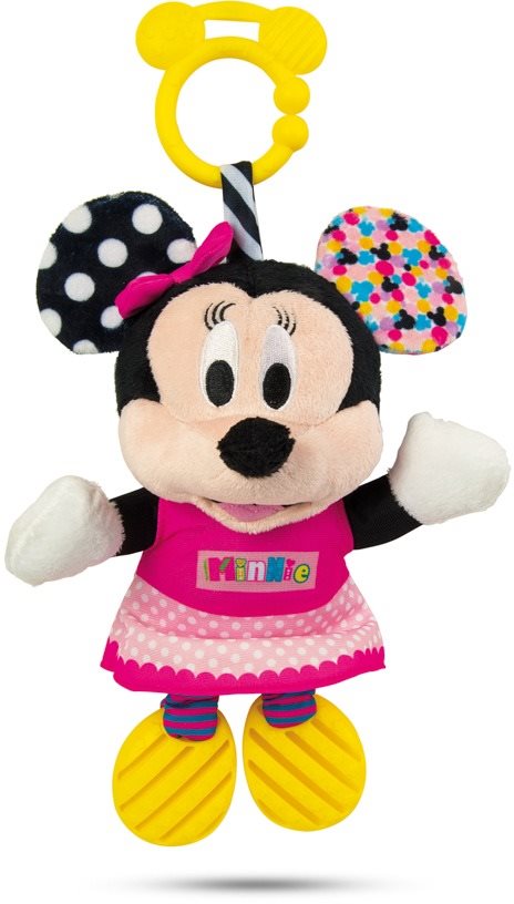 Clementoni Minnie plyšová so zvukom a úchytkou