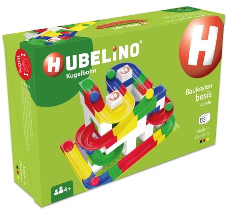 Hubelino Guľôčková dráha – Súprava s kockami Basic 123 ks