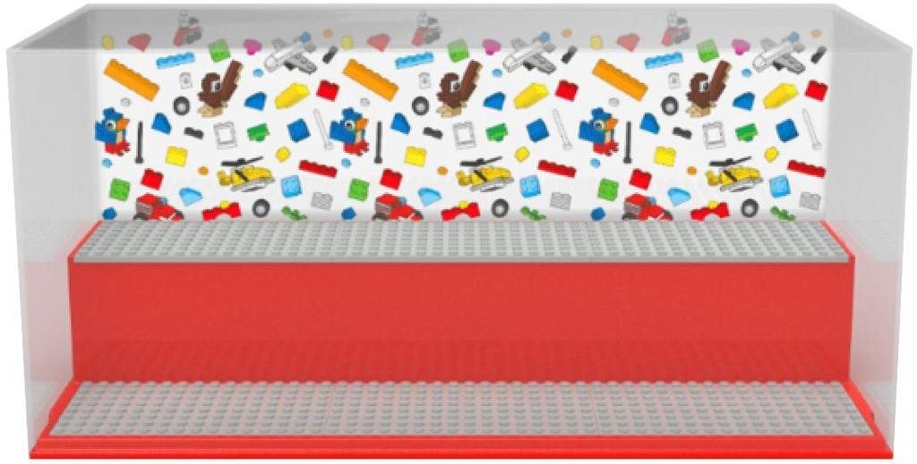 LEGO Iconic Herná a zberateľská skrinka – červená