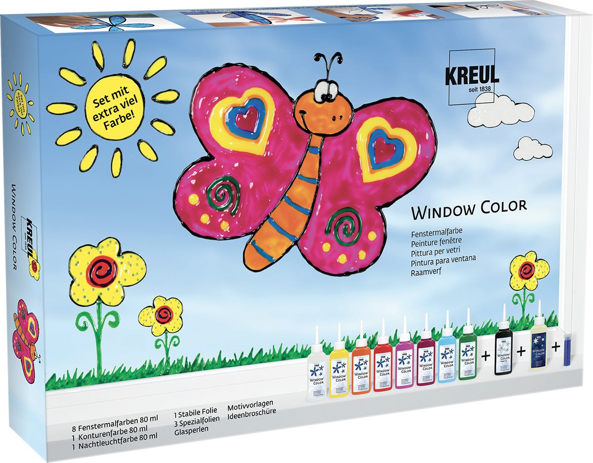 Kreul Farby na sklo Window Color pre mnoho maliarov