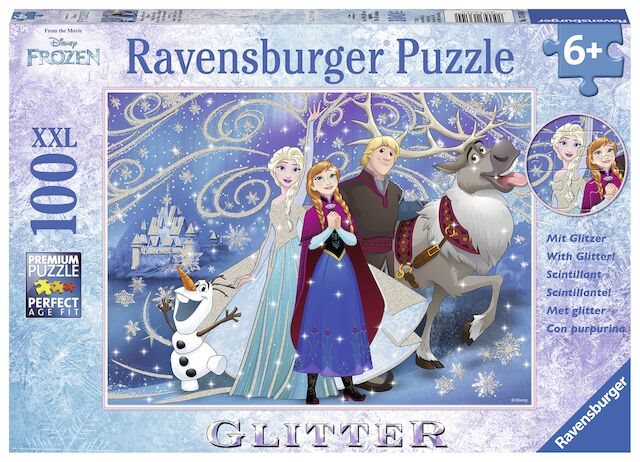 Ravensburger 136100 Disney Ľadové kráľovstvo trblietajúci sa sneh