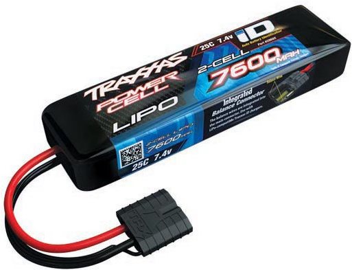 Traxxas LiPol Car 25C 7600mAh 2S1P 7.4V iD