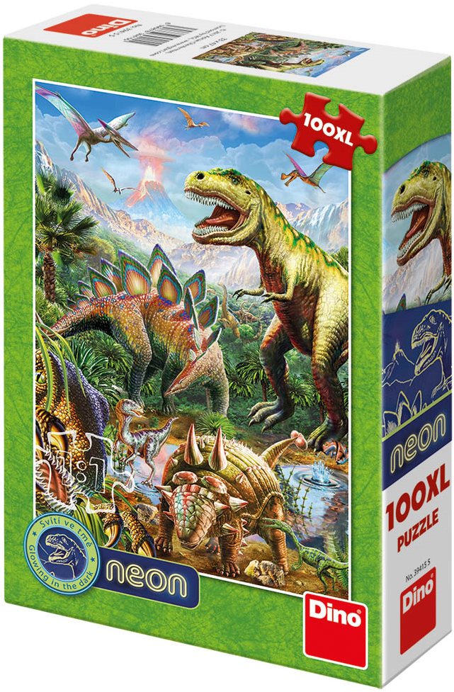 Svet dinosaurov – neon