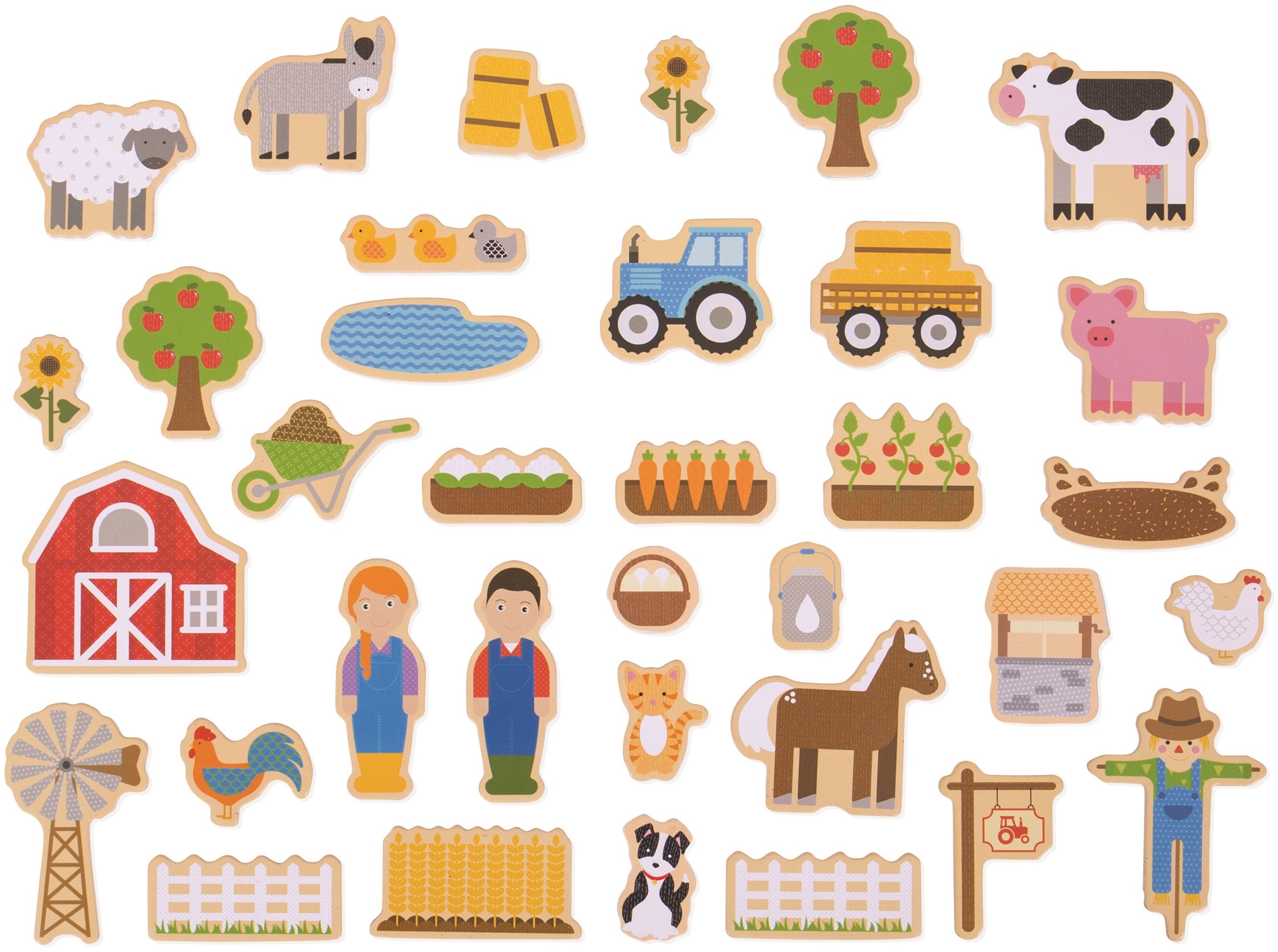 Bigjigs Toys Magnetky Farma