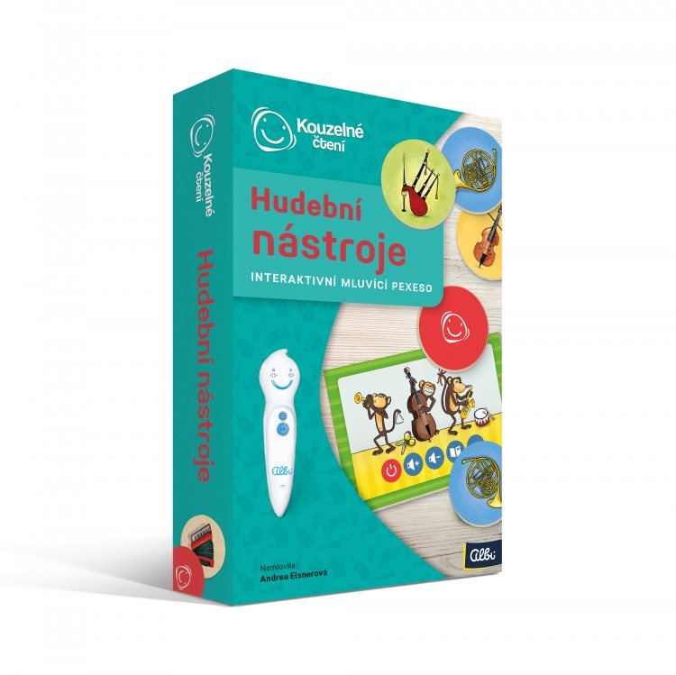 Kúzelné čítanie – Hra Pexeso – Hudobné nástroje