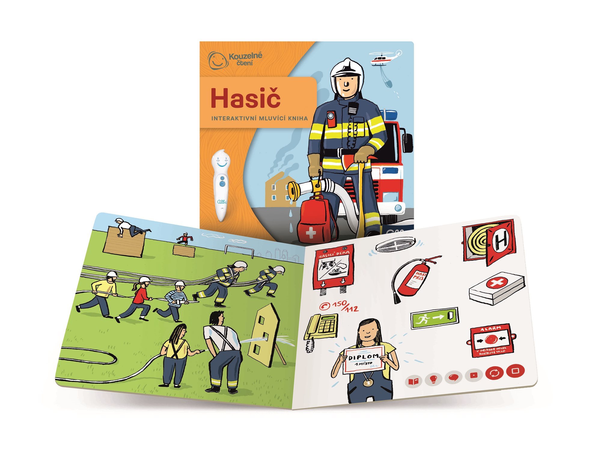 Kúzelné čítanie – Hasič – minikniha