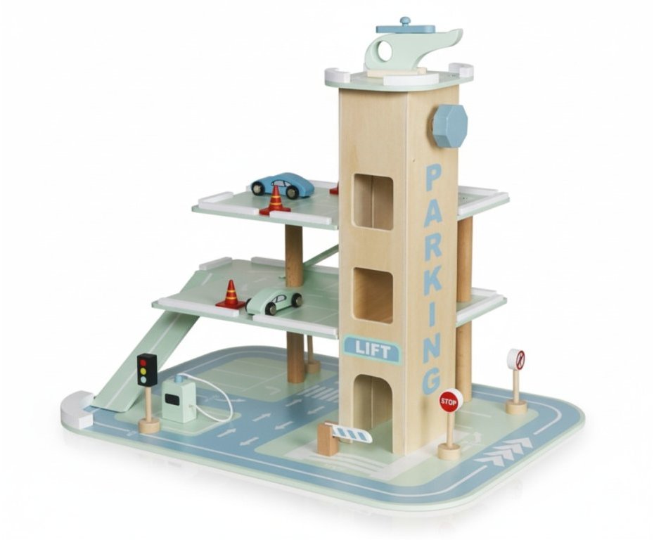 Derrson Drevená garáž XL W5332, tyrkysová