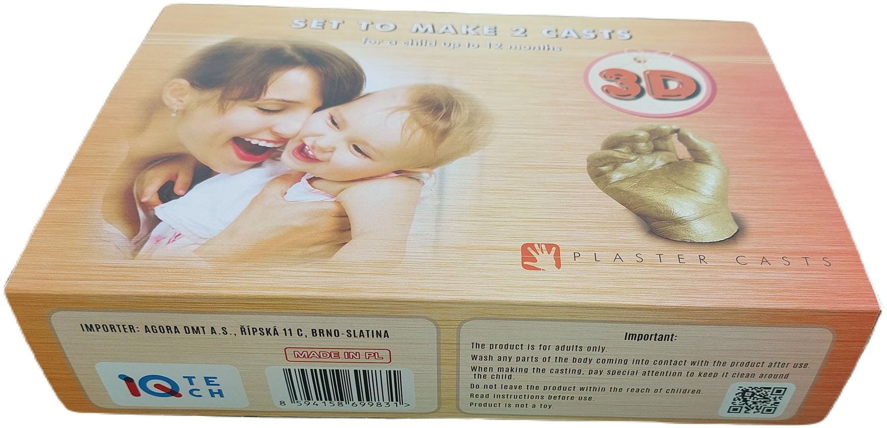 iQtech 3D Baby 2 odliatky deti do 12 mesiacov