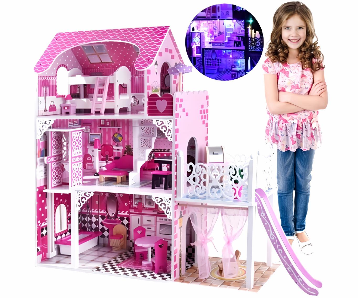 iMex Toys Lille so šmykľavkou a osvetlením