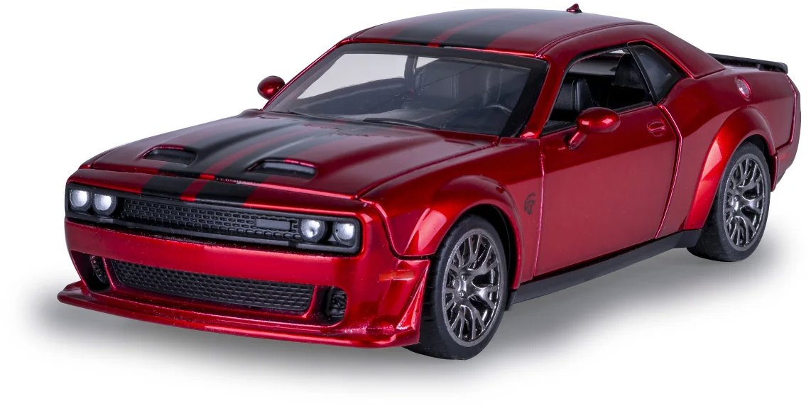 Jamara Dodge Challenger SRT Jailbreak Diecast 1:36 červené 2v1