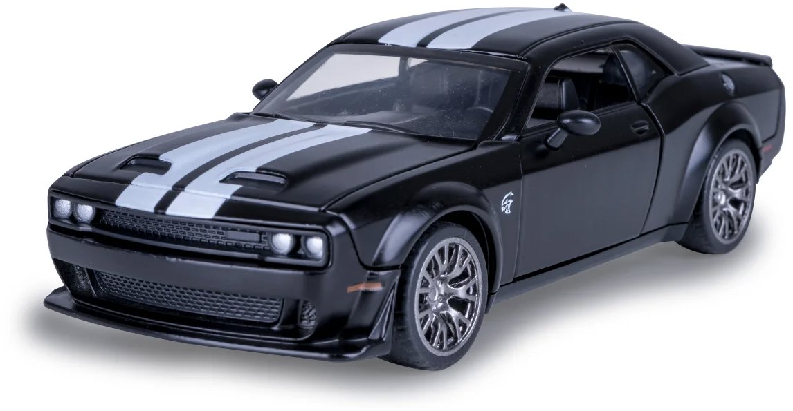 Jamara Dodge Challenger SRT Jailbreak Diecast 1:36 čierne 2v1