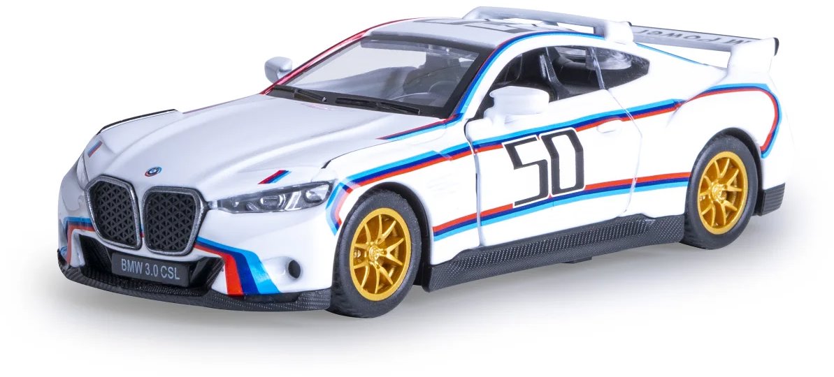 Jamara BMW 3.0 CSL Diecast 1:42 biele