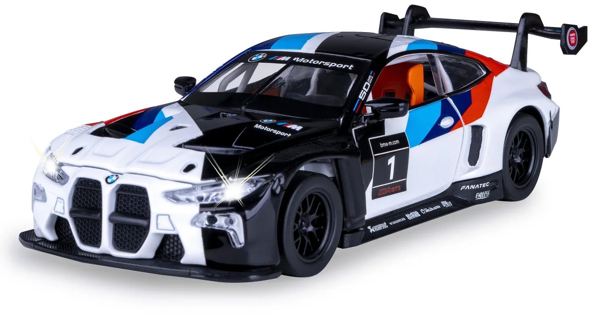 Jamara BMW M4 GT3 Diecast 1:32 biele vrátane batérií