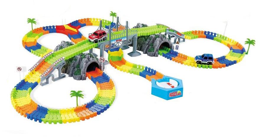 Alltoys Variabilná dráha s tunelmi a točňou