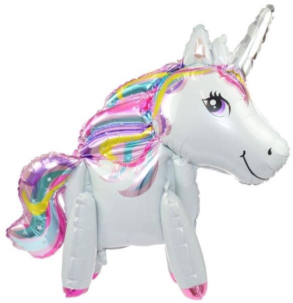 ARPEX Balón fóliový jednorožec – unicorn – 55 cm (nemožno plniť héliom)