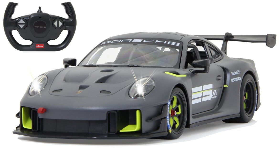 Jamara Porsche 911 GT2 RS Clubsport 25 1:14 sivé 2,4 GHz Manuál door