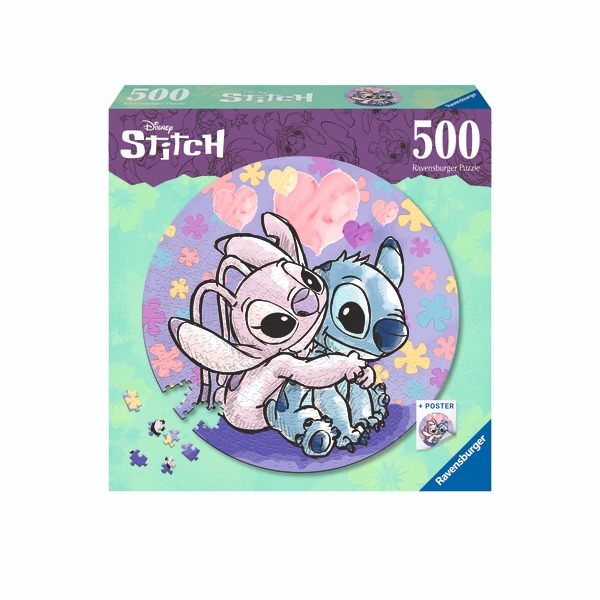 Kruhové puzzle: Disney: Stitch 500 dielikov