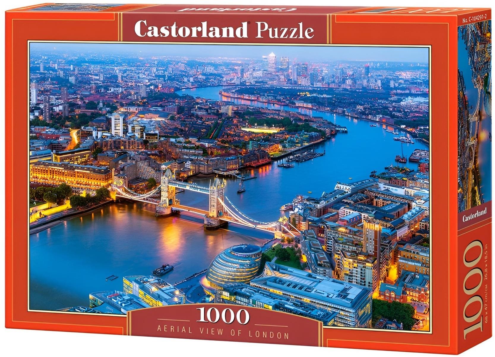 CASTORLAND Puzzle Letecký pohľad na Londýn 1000 dielikov