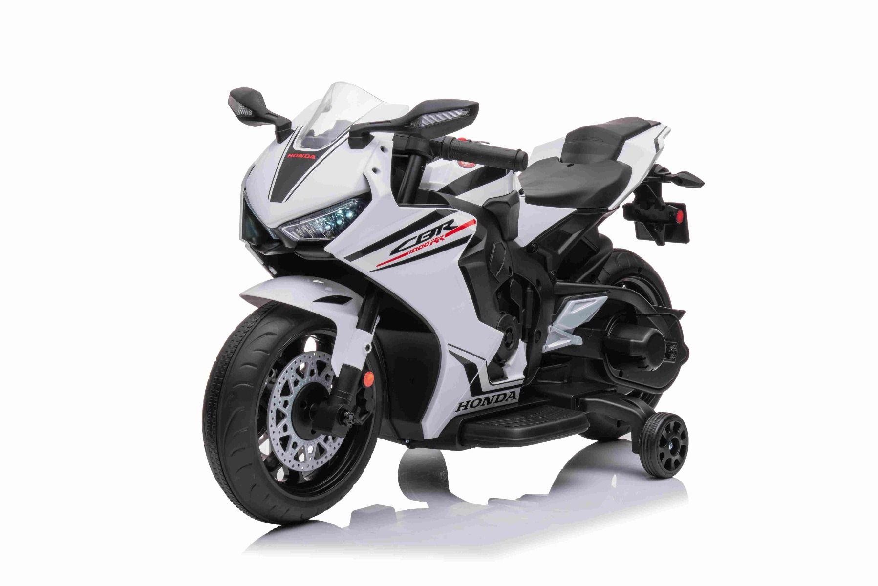 Elektrická Motorka Honda CBR 1000RR 12V, biela