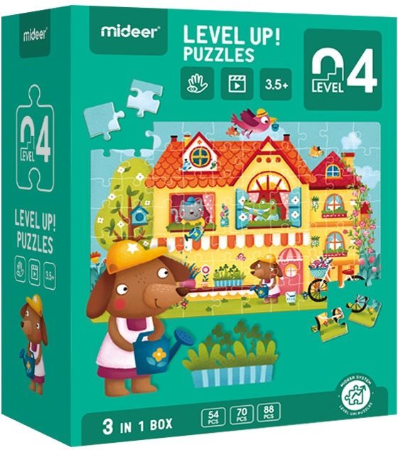 Mideer kreatívne puzzle – O úroveň vyššie! 4