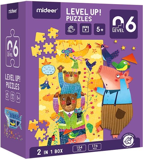 Mideer kreatívne puzzle – O úroveň vyššie! 6