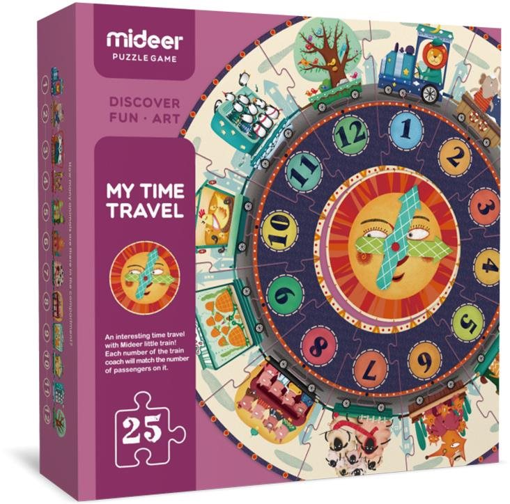 Mideer Moje prvé puzzle – Cestovanie v čase
