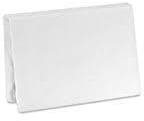 BABYMATEX Plachta Jersey s gumou, 60 × 120 Biela