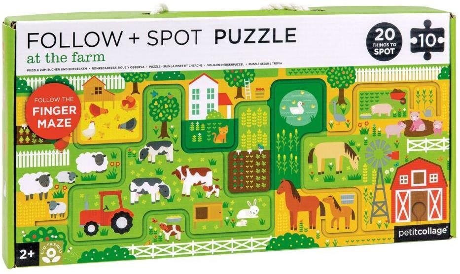 Petit Collage Bludisko a puzzle Farma