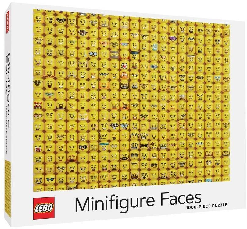 Chronicle books Puzzle LEGO® Tváre minifigúrok 1000 dielikov