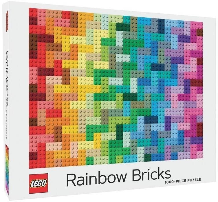 Chronicle books Puzzle LEGO® dúhové kocky 1000 dielikov