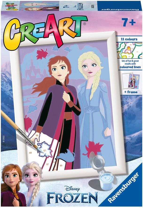 Ravensburger Kreatívne a výtvarné hračky 202218 CreArt Disney: Ľadové kráľovstvo: Sestry navždy