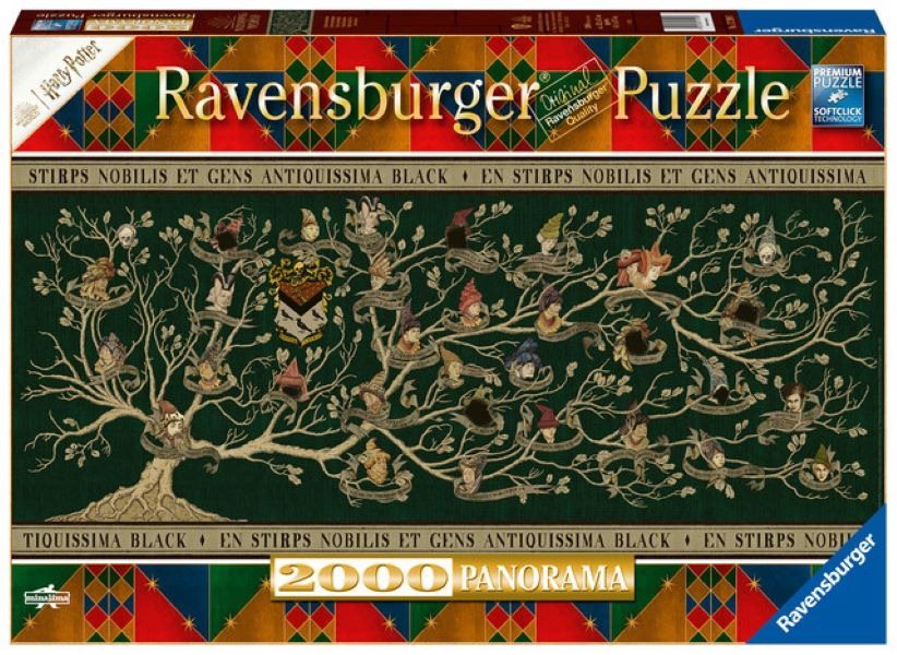 Ravensburger 172993 Harry Potter: Rodokmeň 2000 dielikov Panoráma