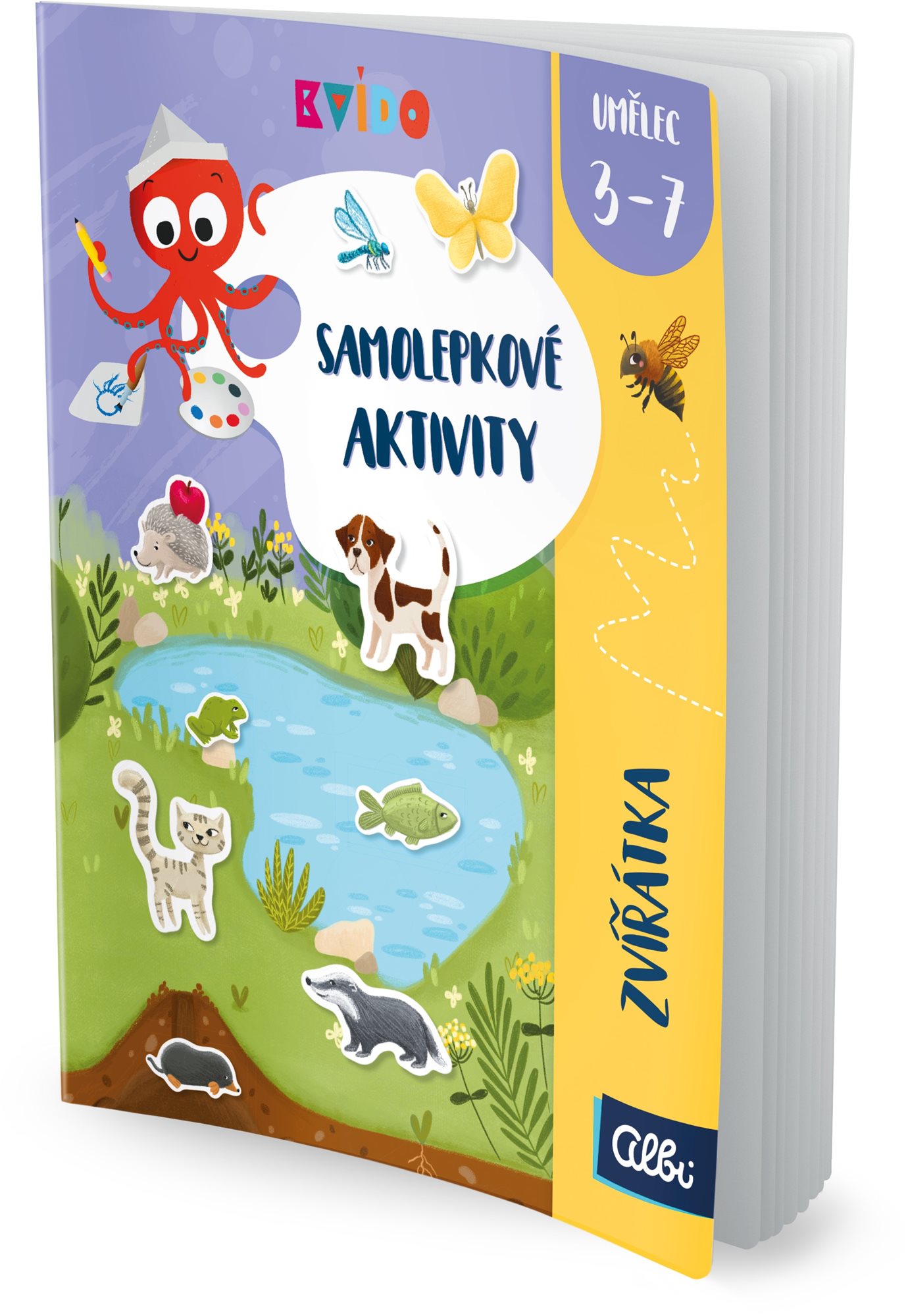 ALBI Kvído – Aktivity se samolepkami – Zvířátka CZ