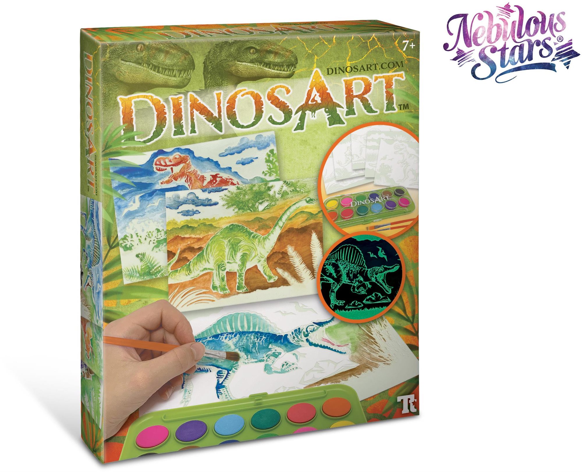 Nebulous Stars Dinosaury Magický akvarel