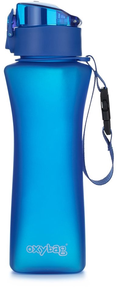 Fľaša na vodu 550 ml tritan modrá-mat
