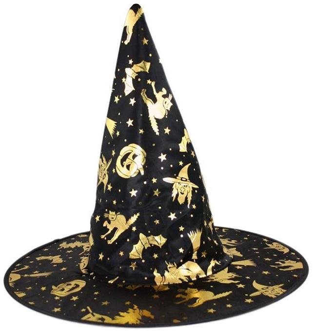 Klobúk detský čarodejnica / čarodejník – Halloween – 27 cm