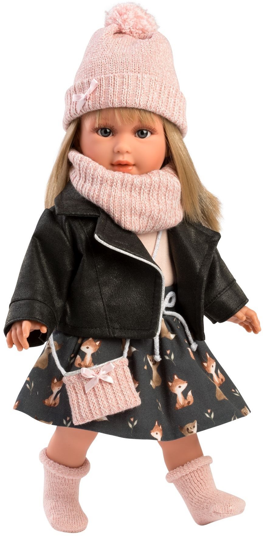 Llorens 54040 Carla – reálna bábika s mäkkým látkovým telom – 40 cm