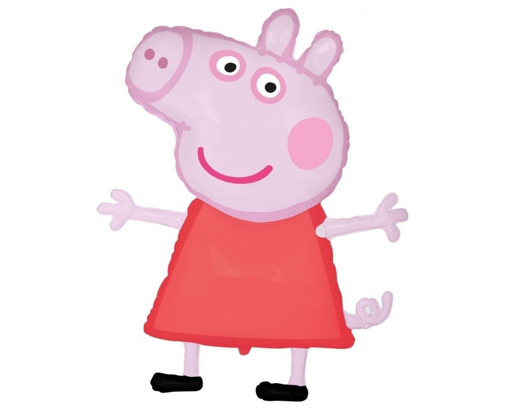 Fóliový balónik prasiatko peppa pig – Pepina – 80 cm