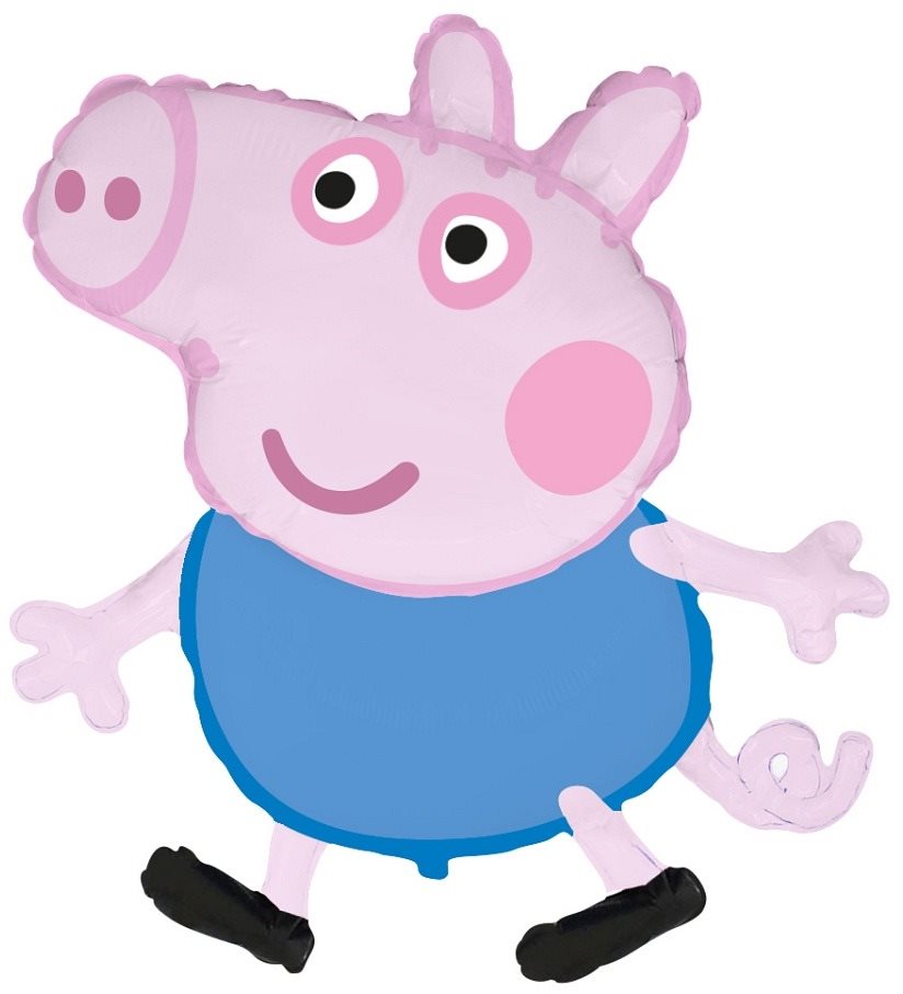 Fóliový balónik prasiatko Peppa Pig – George – 60 cm