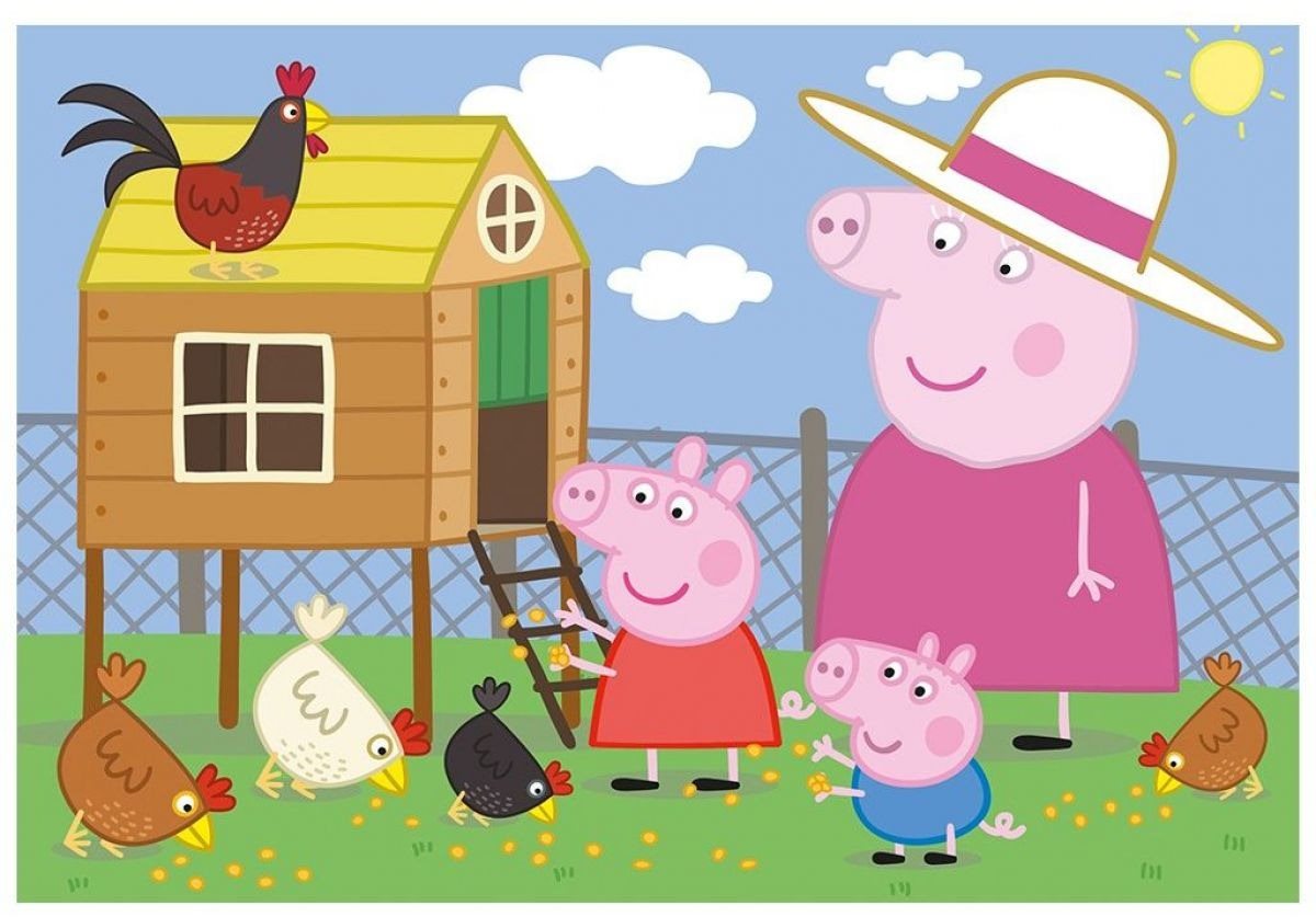 Dino Peppa pig: Sliepočky 24 puzzle nové