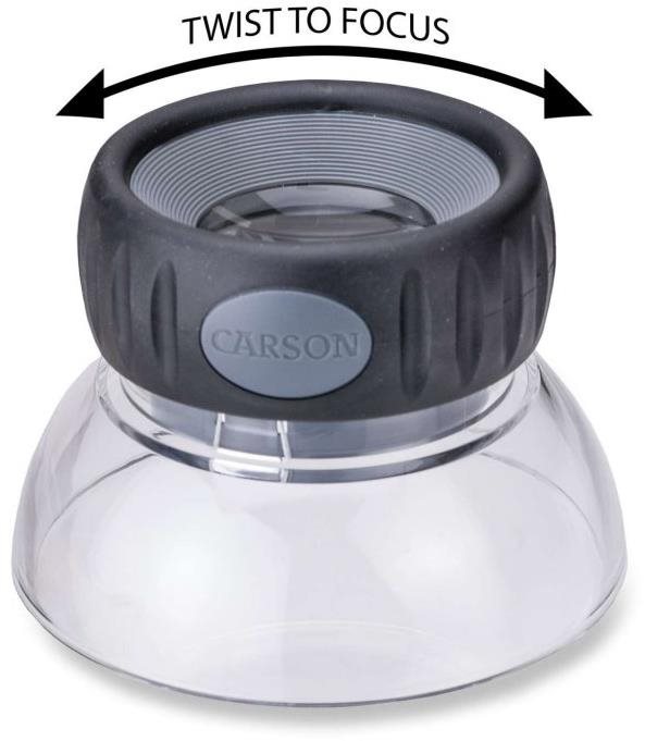 Carson LumiLoupe Plus Príložná lupa (6×) LO-06
