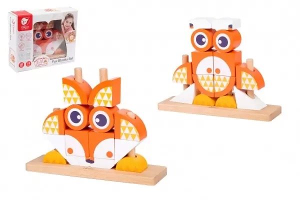 Teddies Vkladačka Liščie drevo 19 ks