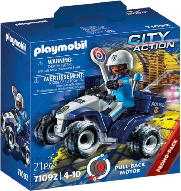 Playmobil Policajná rýchlostná štvorkolka